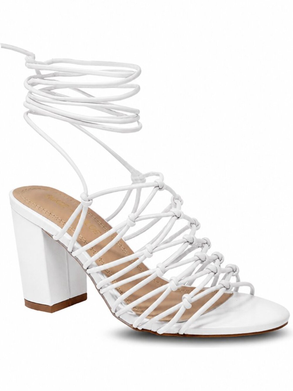 Nami Caged Ankle Wrap Sandal
